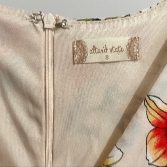 Altar'd State Floral Mini Dress Size Small - Picture 8 of 8